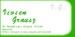 vivien grausz business card